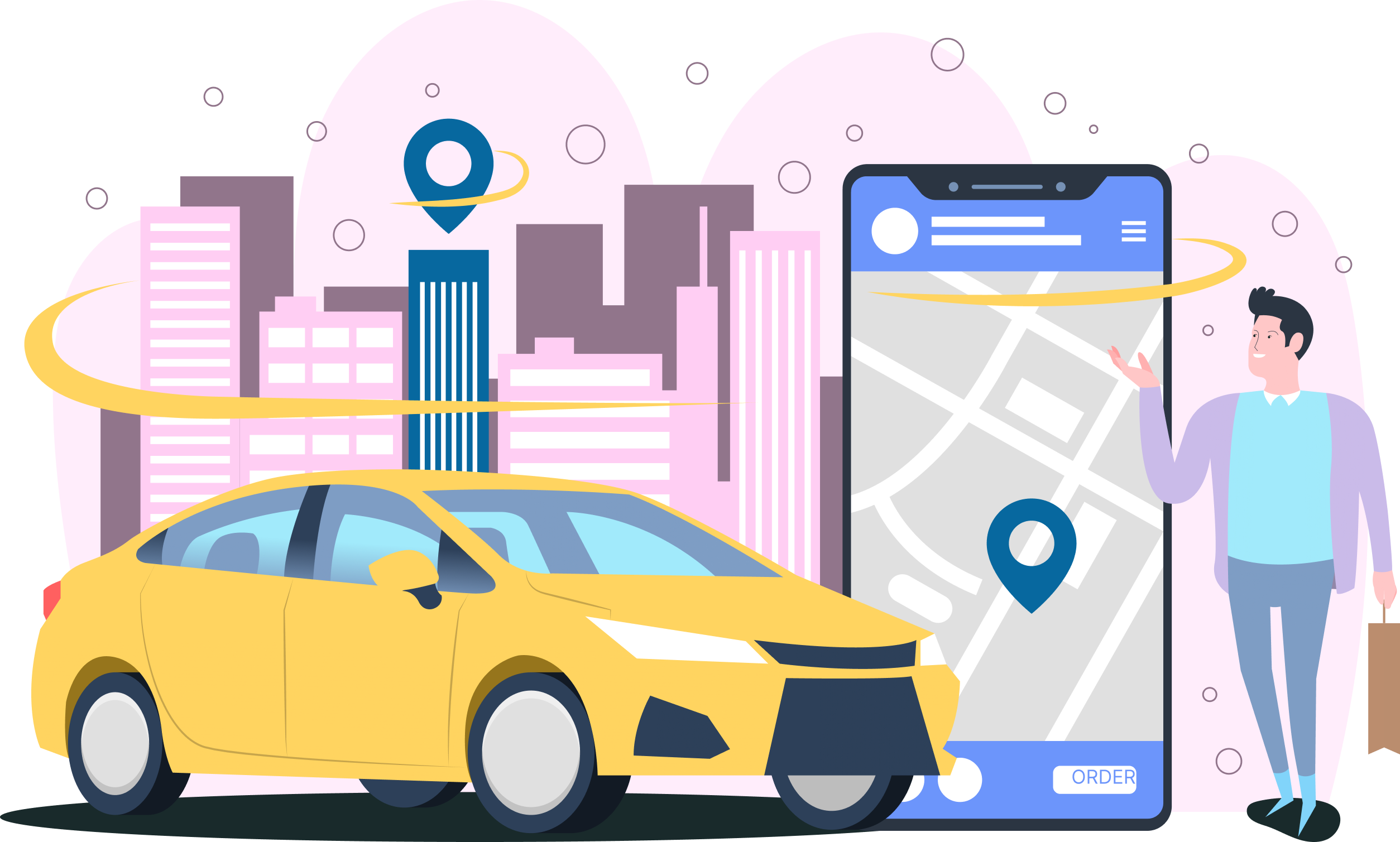 Taxi booking app development